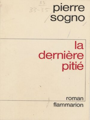 cover image of La Dernière Pitié